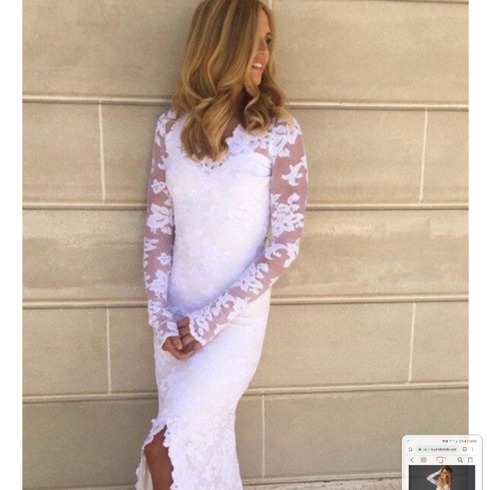 Ivory wedding gown NWTO - Picture 3 of 4